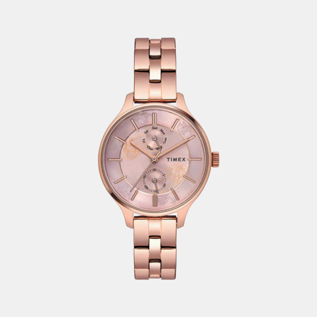 Timex Round Pink Chronograph watch