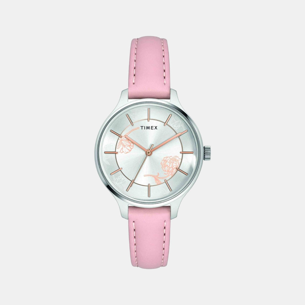 Timex Round Silver Analog watch