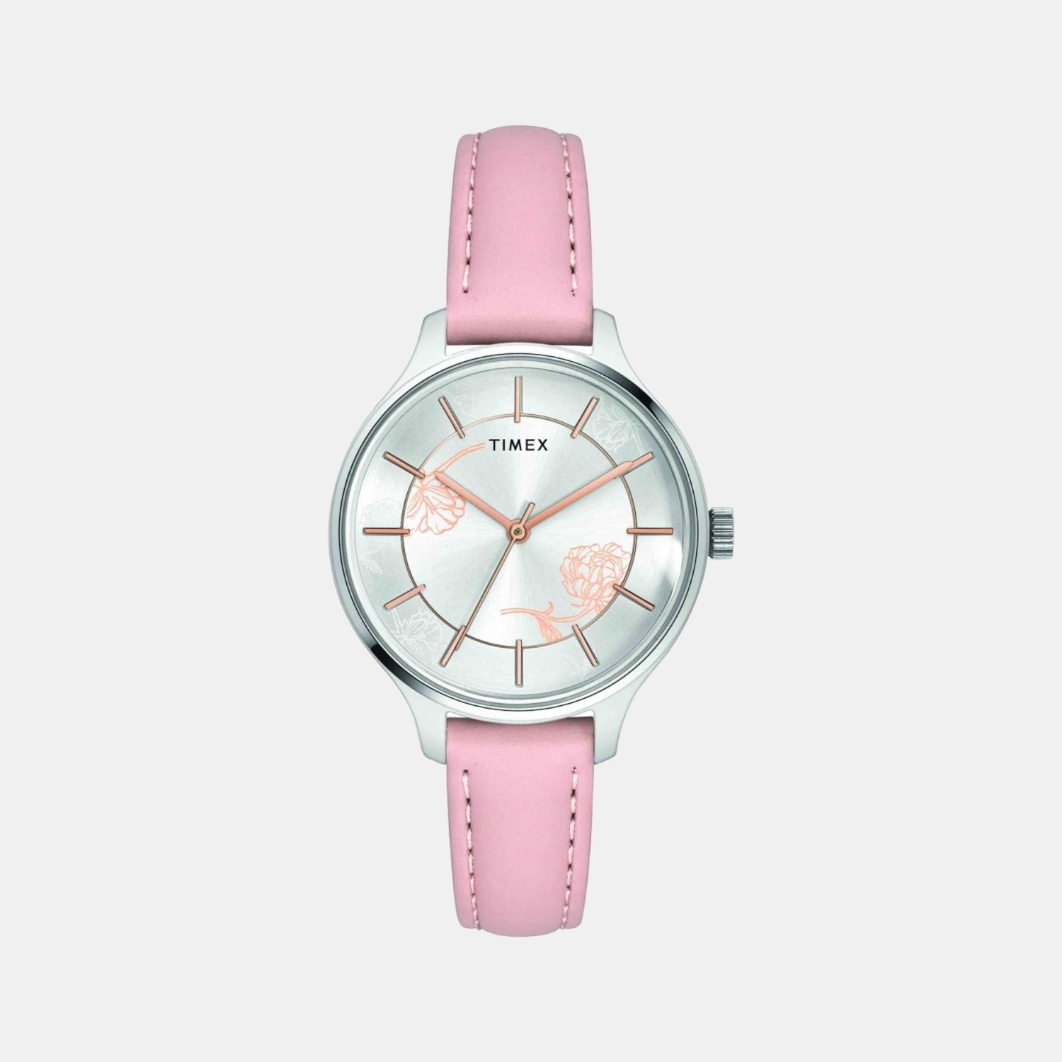 Timex Round Silver Analog watch