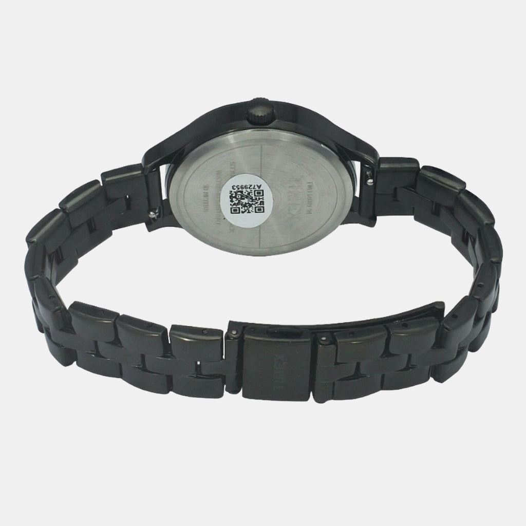 Timex Women Round Black watch
