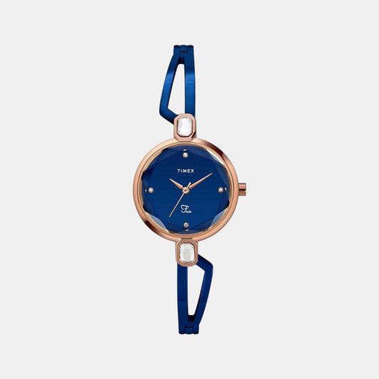 Female Blue Analog Stainless Steel Watch TWEL15102