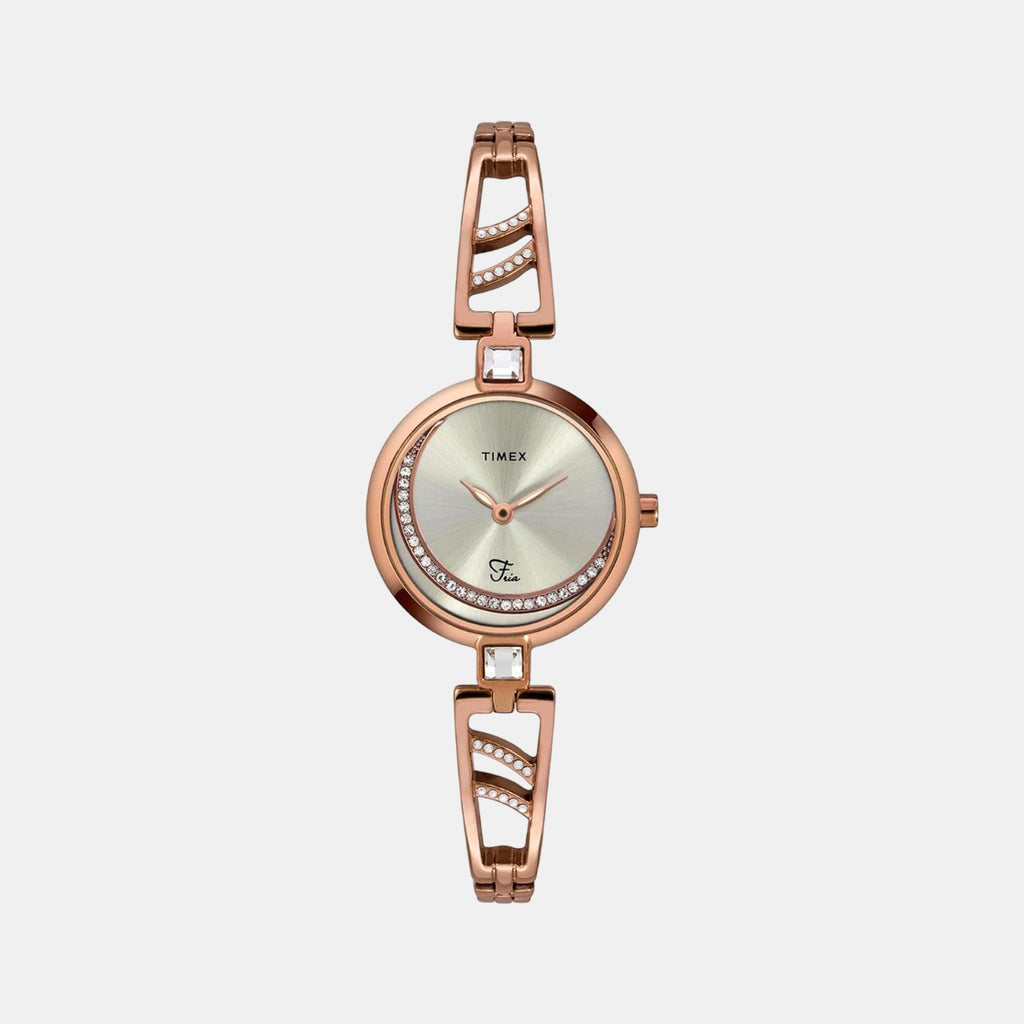 Timex Round Silver Analog watch