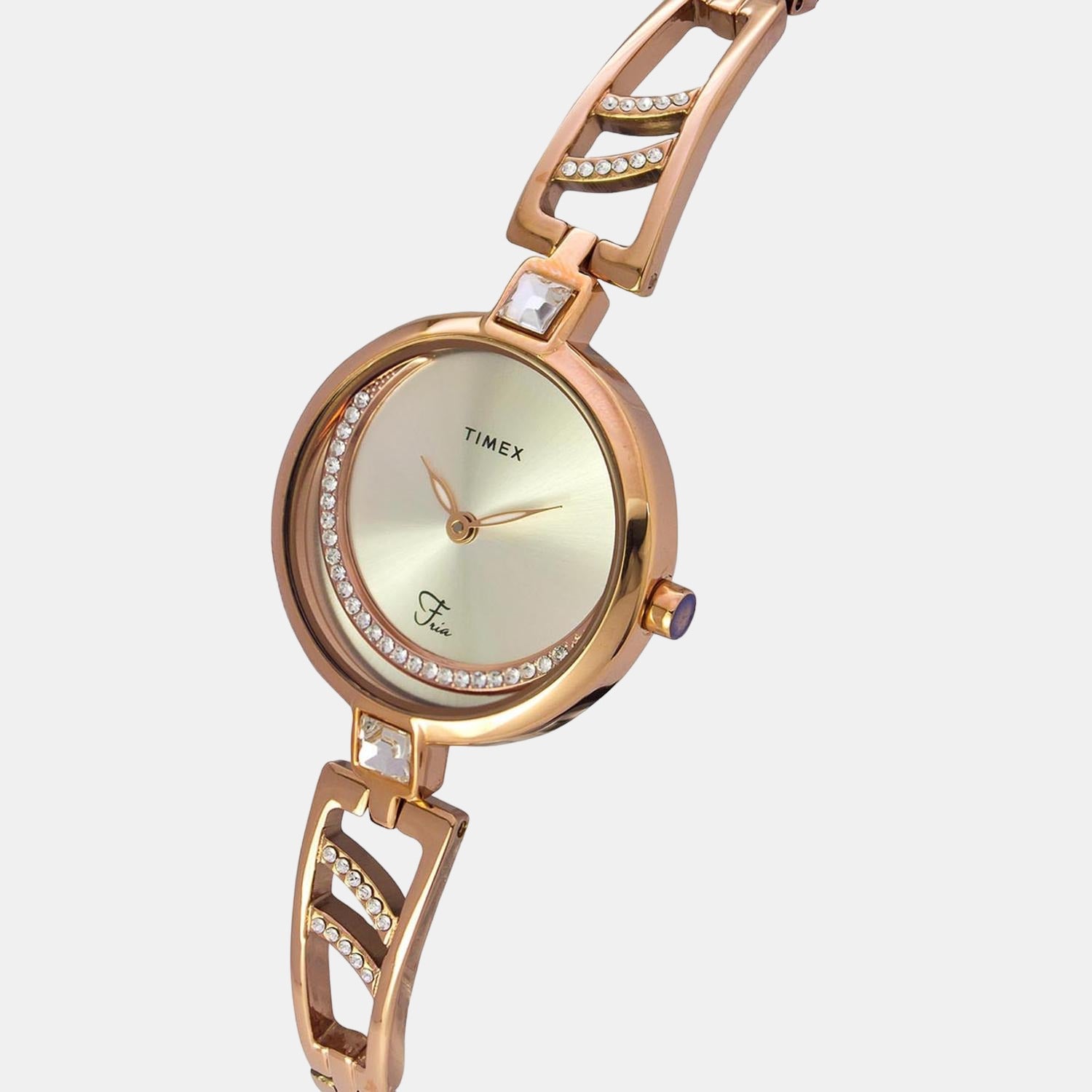 Timex Brass Round watch