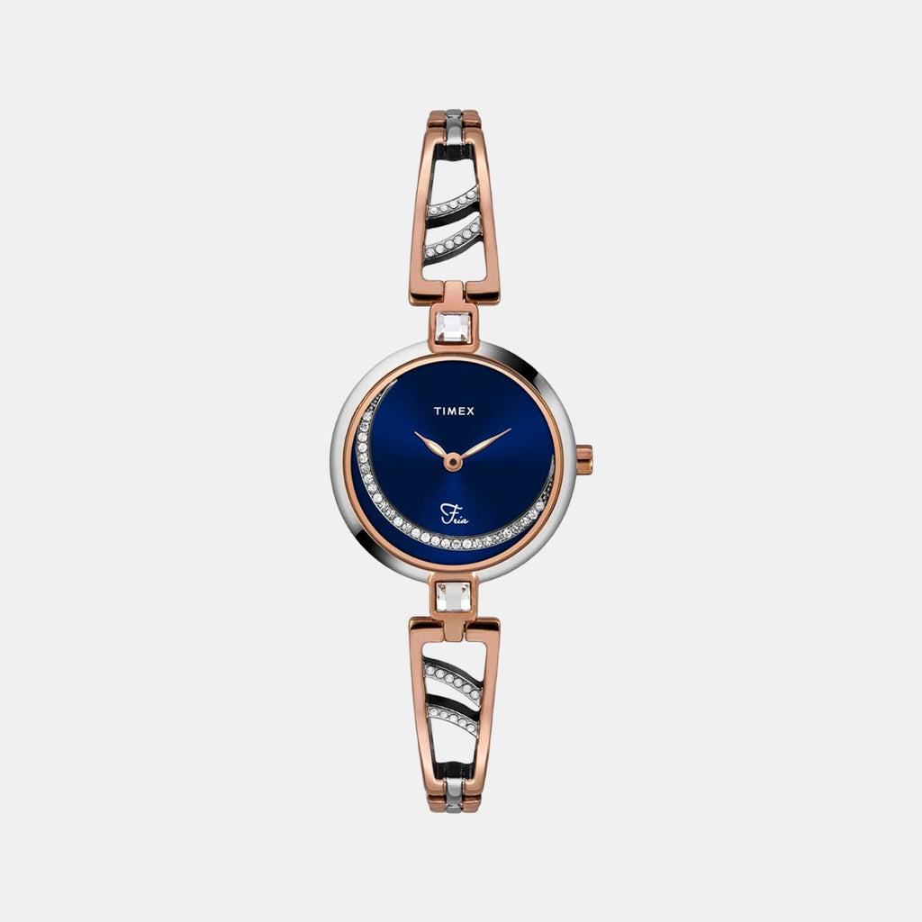 Timex Round Blue Analog watch