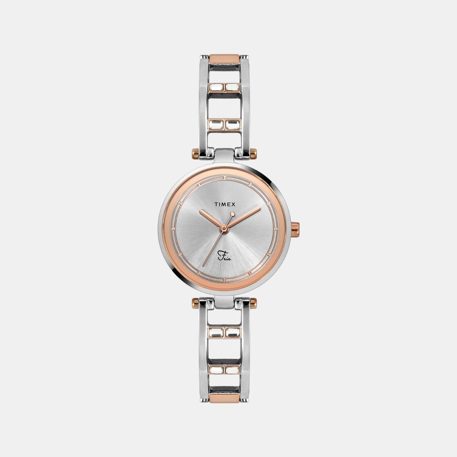 Timex Round Silver Analog watch