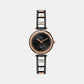 Female Black Analog Stainless Steel Watch TWEL15302