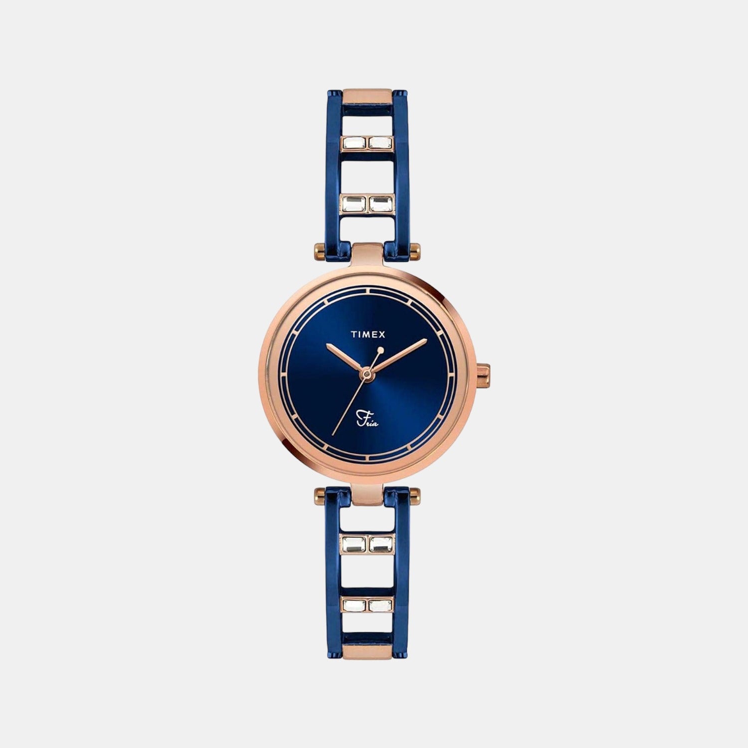 Timex Round Blue Analog watch