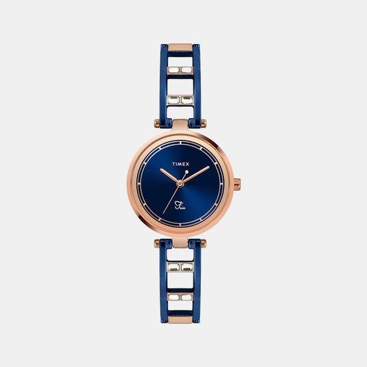 Female Blue Analog Stainless Steel Watch TWEL15303