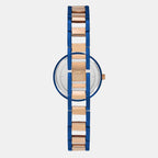 Timex Women Round Blue watch