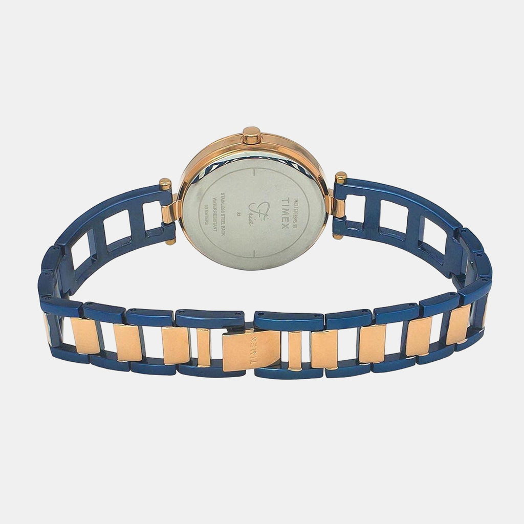 Timex Stainless Steel Blue watch