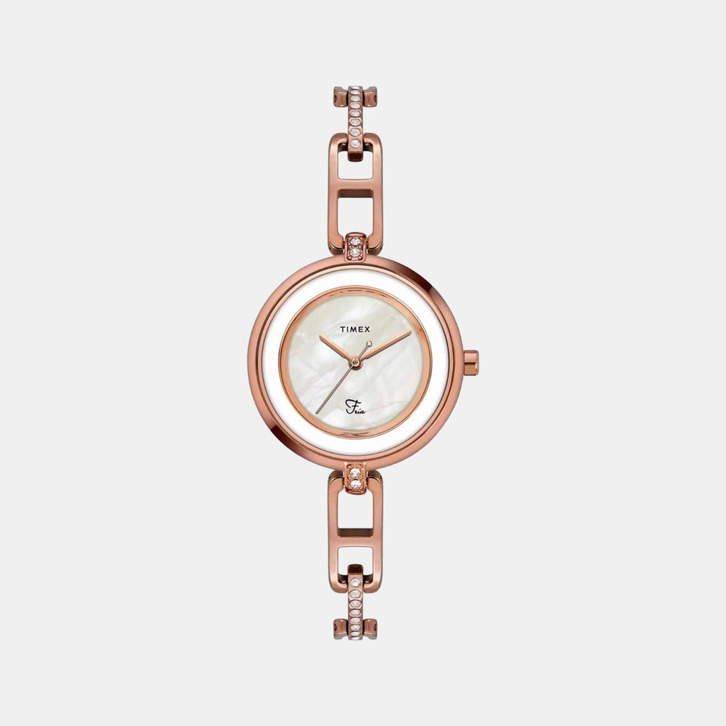 Timex Round White Analog watch