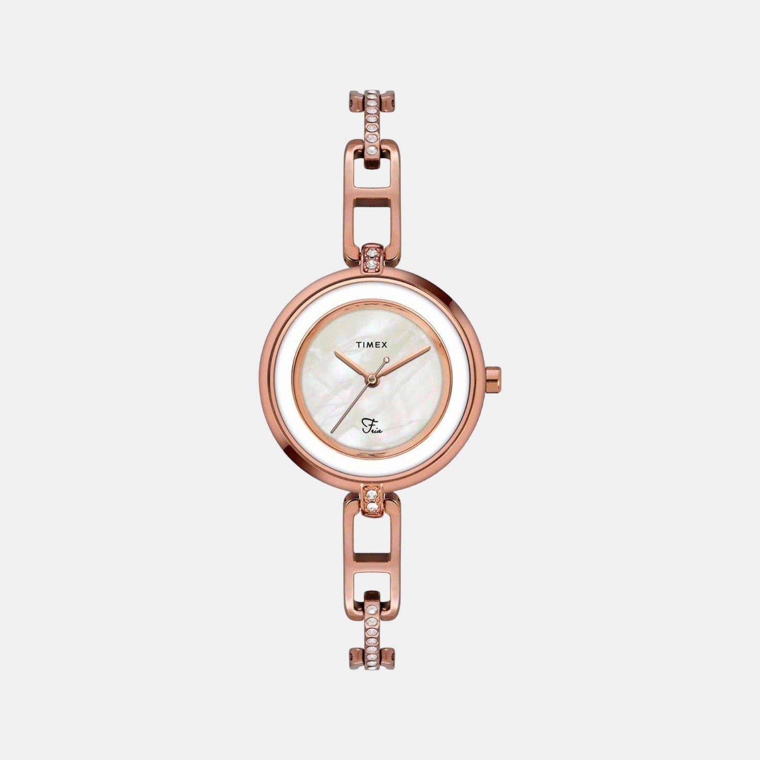 Timex Round White Analog watch