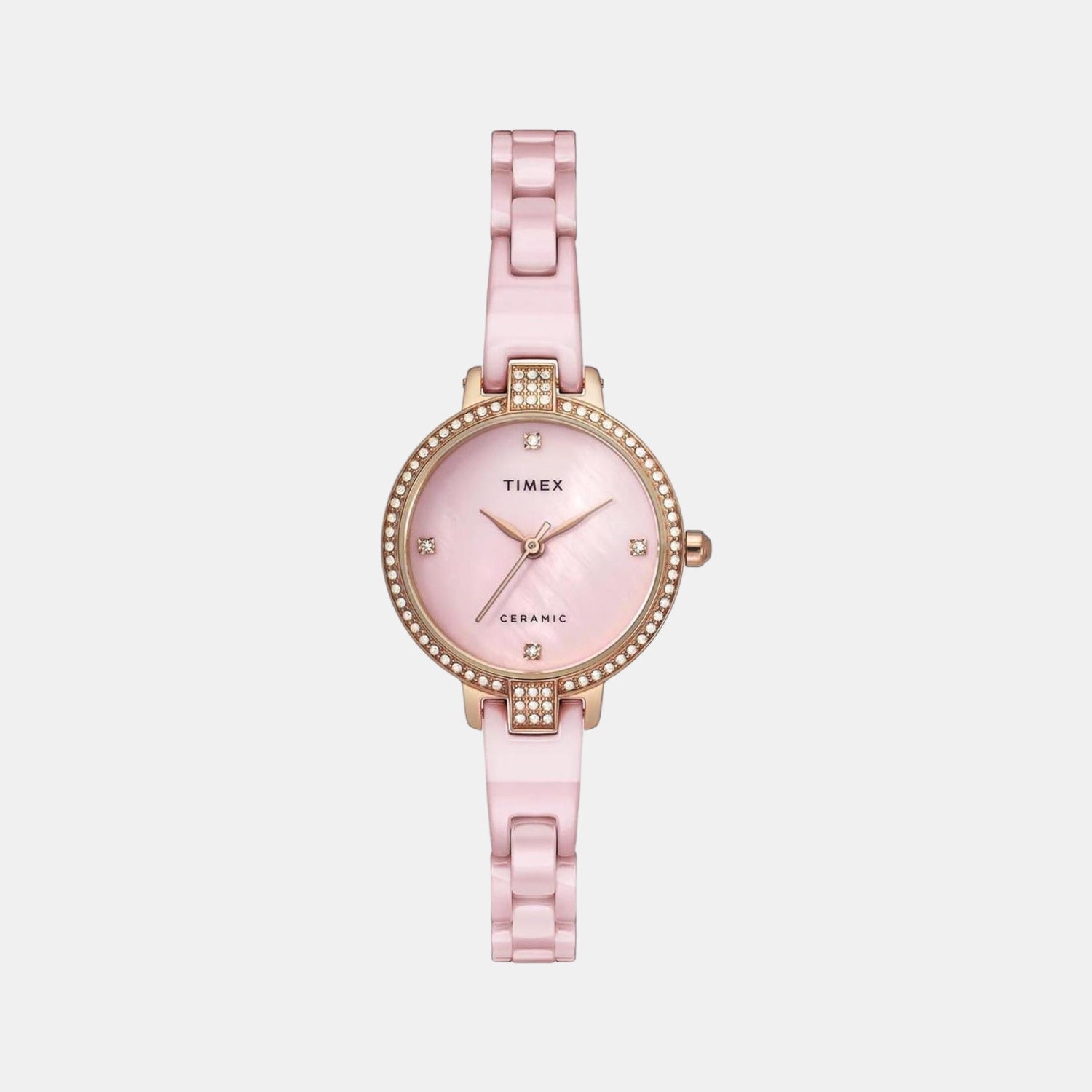 Timex Round Pink Analog watch