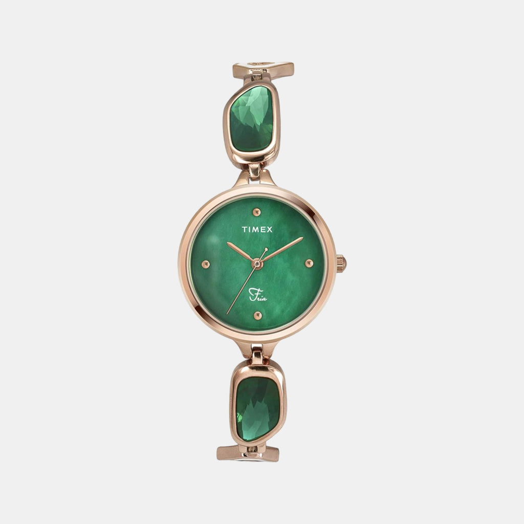 Timex Round Green Analog watch