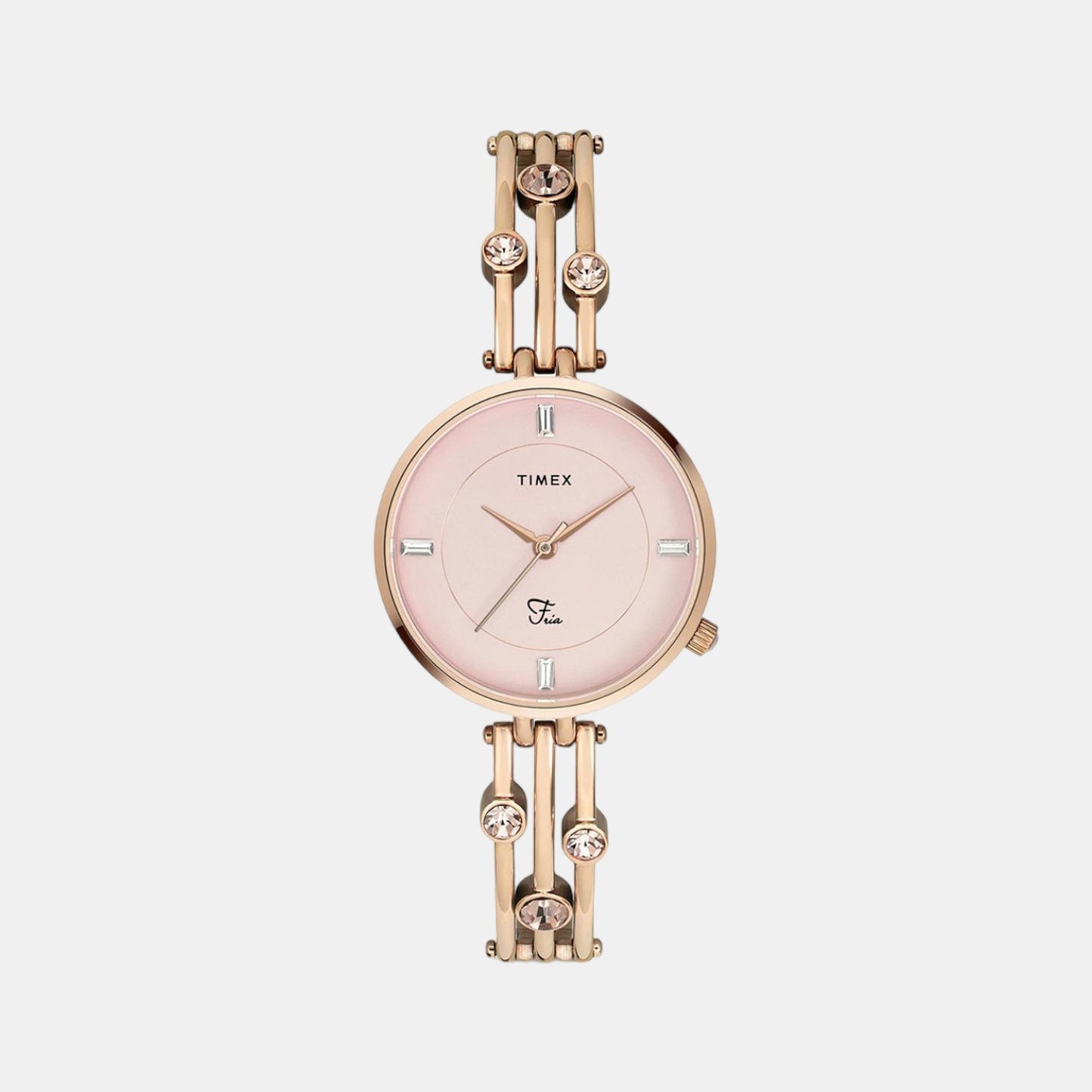 Female Pink Analog Stainless Steel Watch TWEL16001