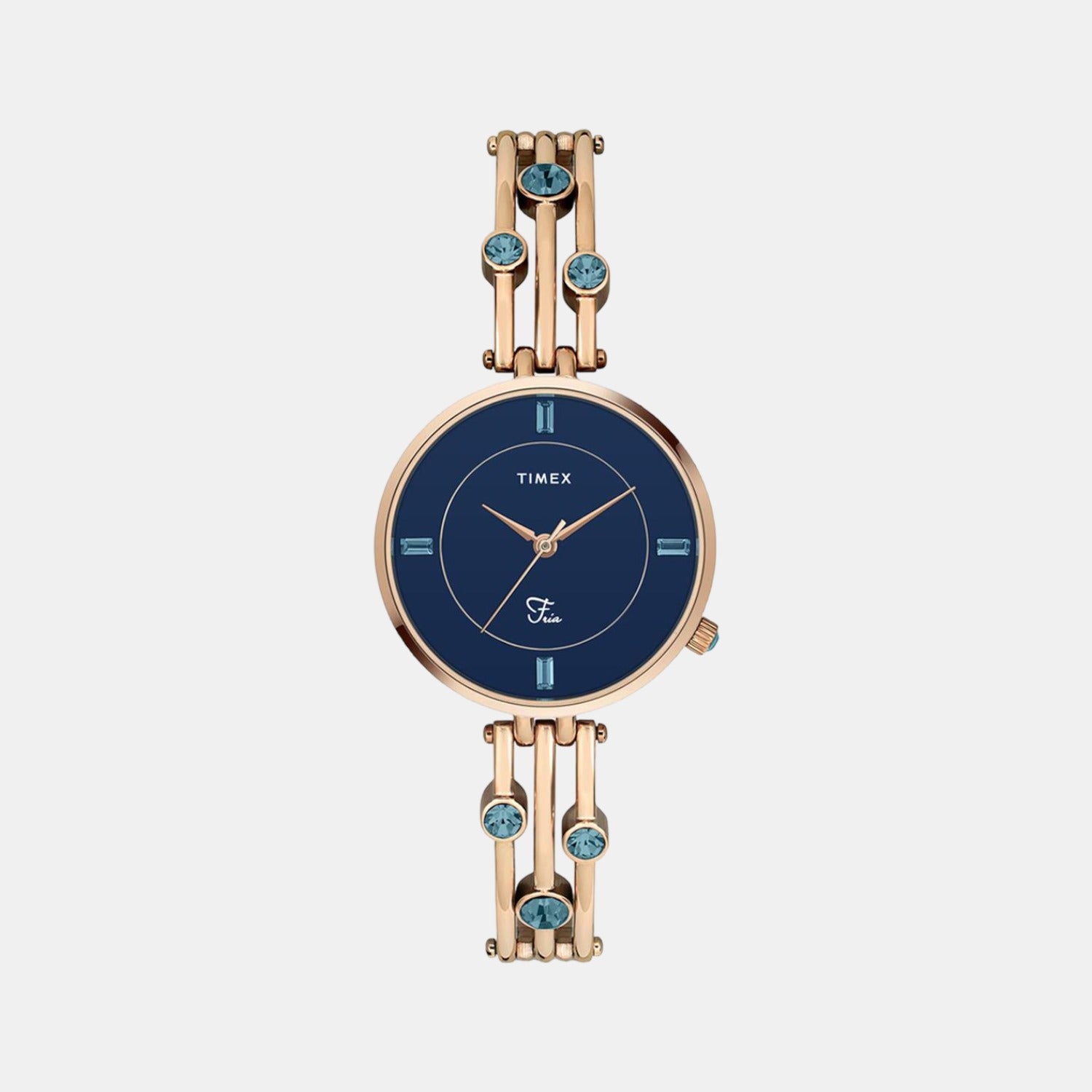Timex Round Blue Analog watch