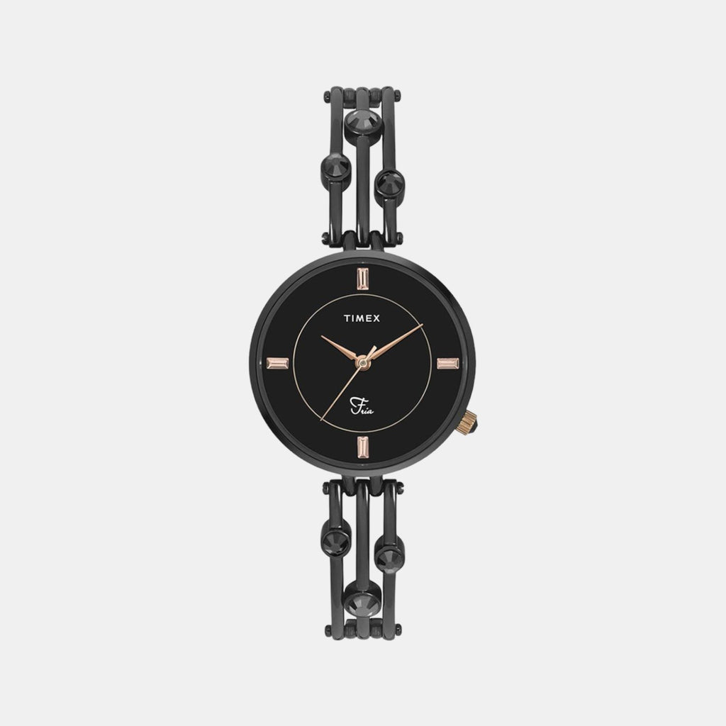 Timex Round Black Analog watch