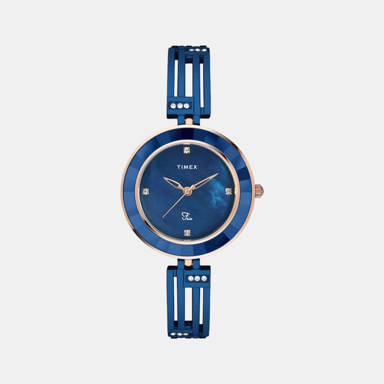 Timex Round Blue Analog watch