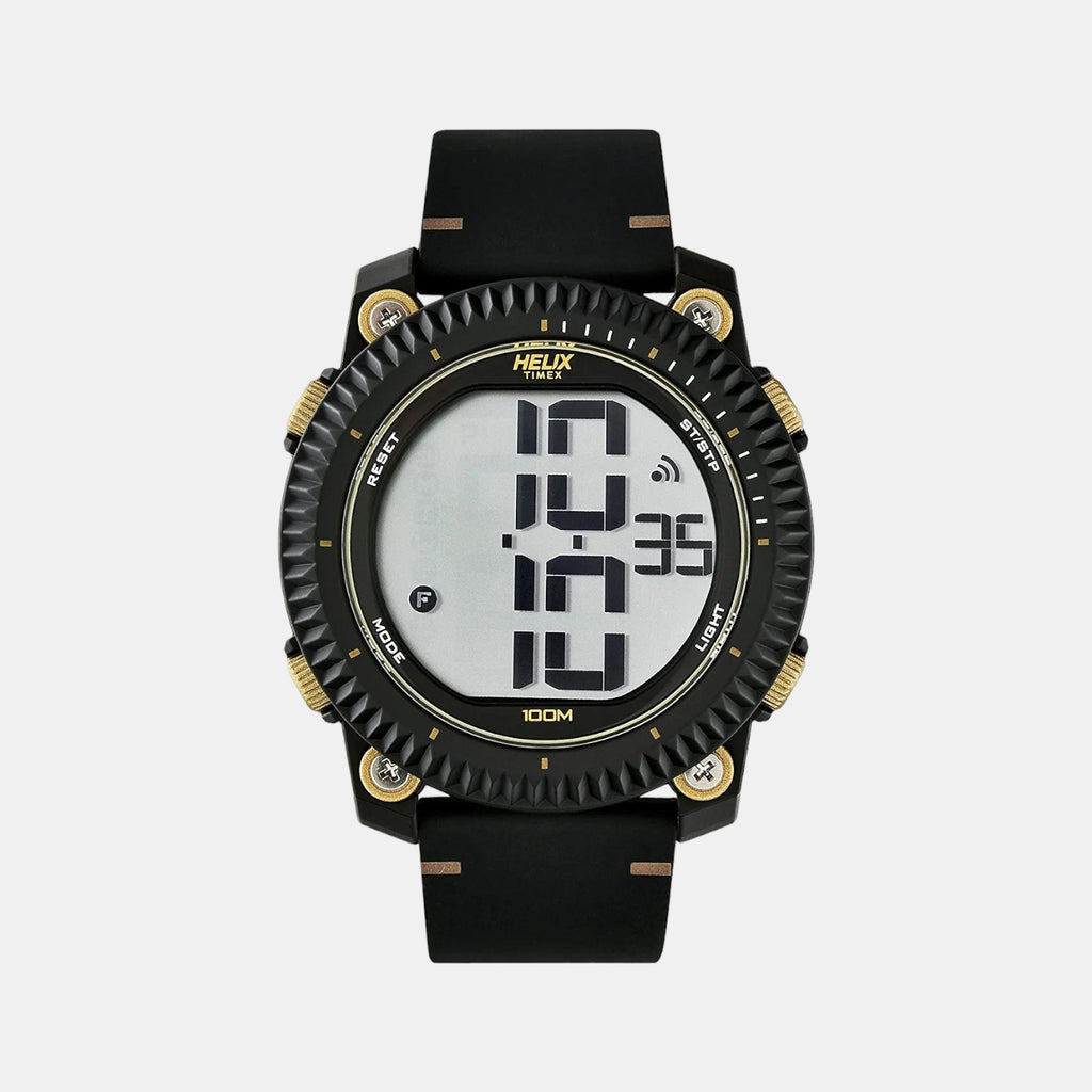 Helix Round Black Analog watch