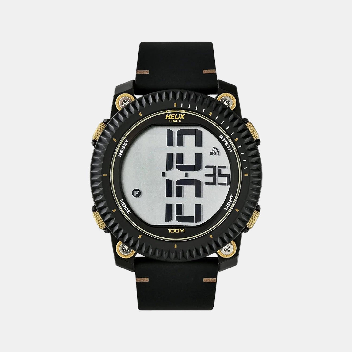 Helix Round Black Analog watch