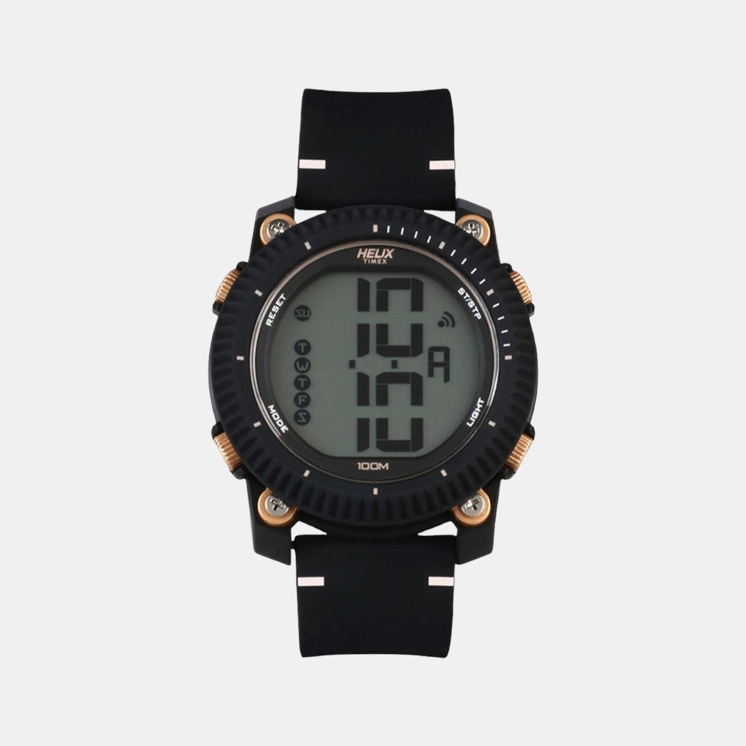 Helix Round Black Analog watch