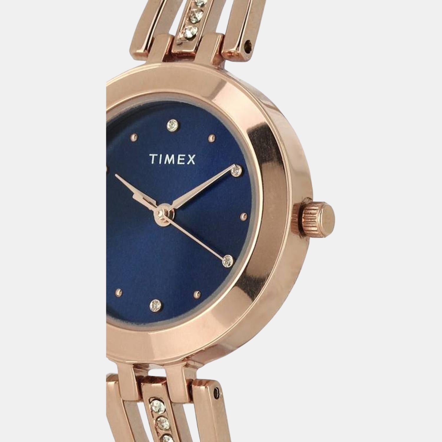Timex Women Round Blue watch