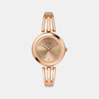 Timex Round Rose Gold Analog watch