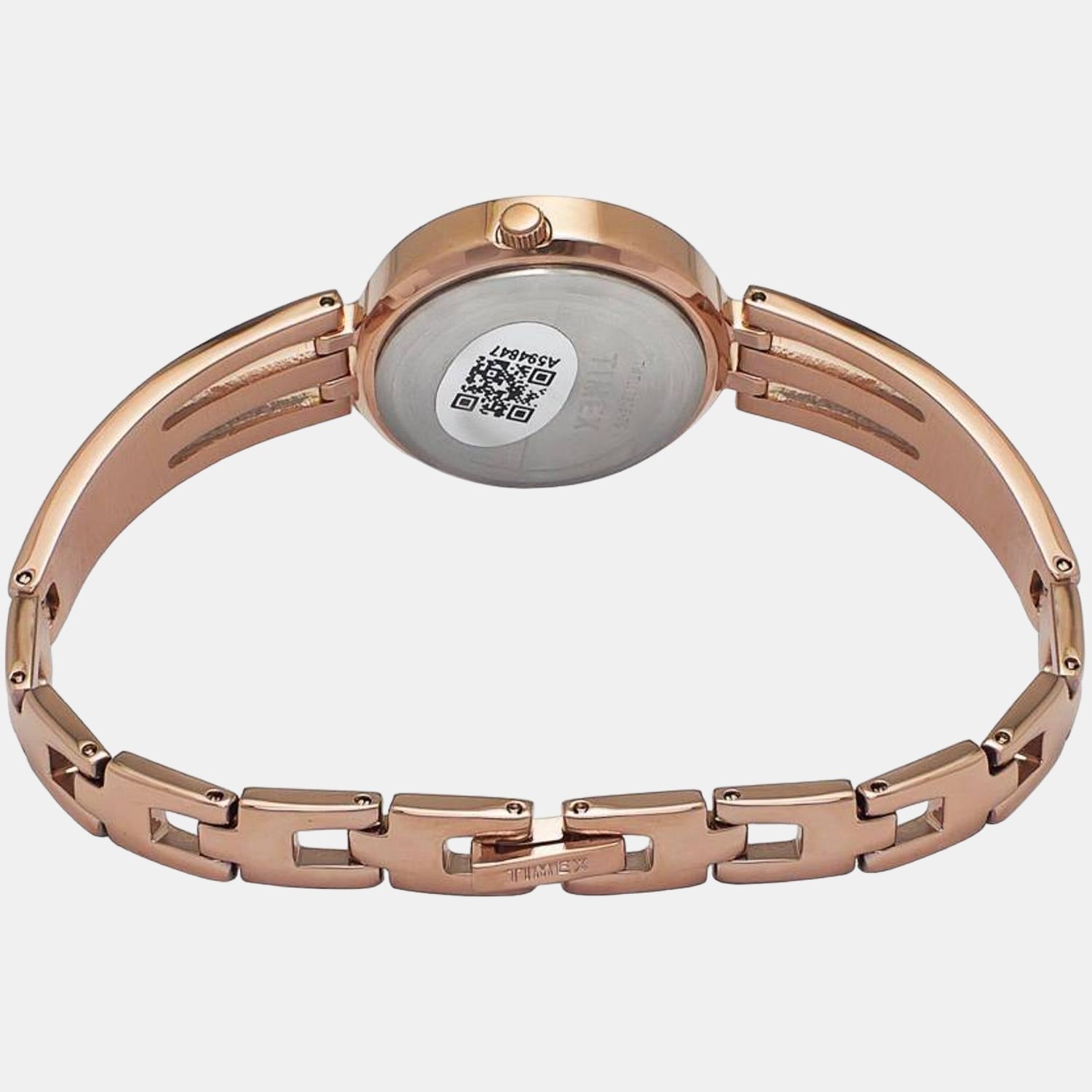 Timex Women Round Rose Gold watch