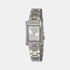 Timex Rectangular Silver Analog watch