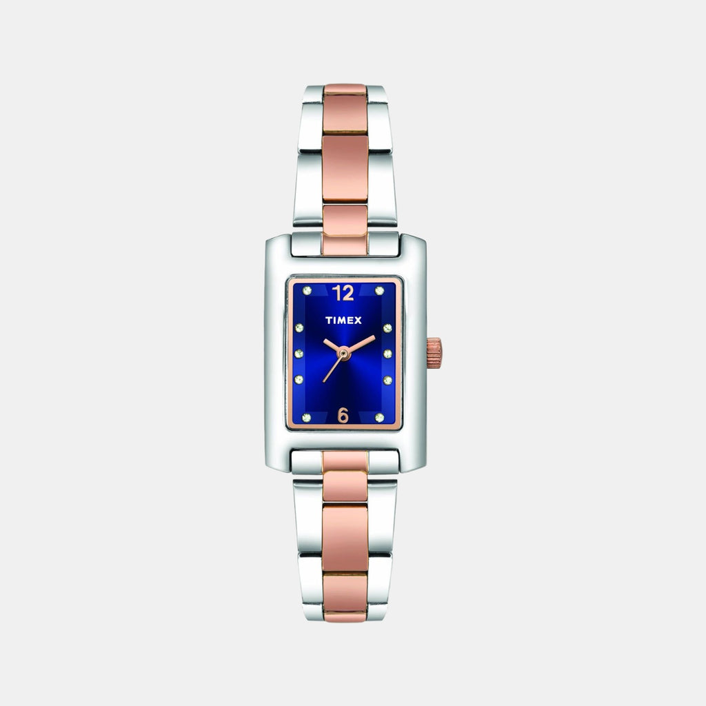 Timex Round Blue Analog watch