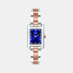 Timex Round Blue Analog watch
