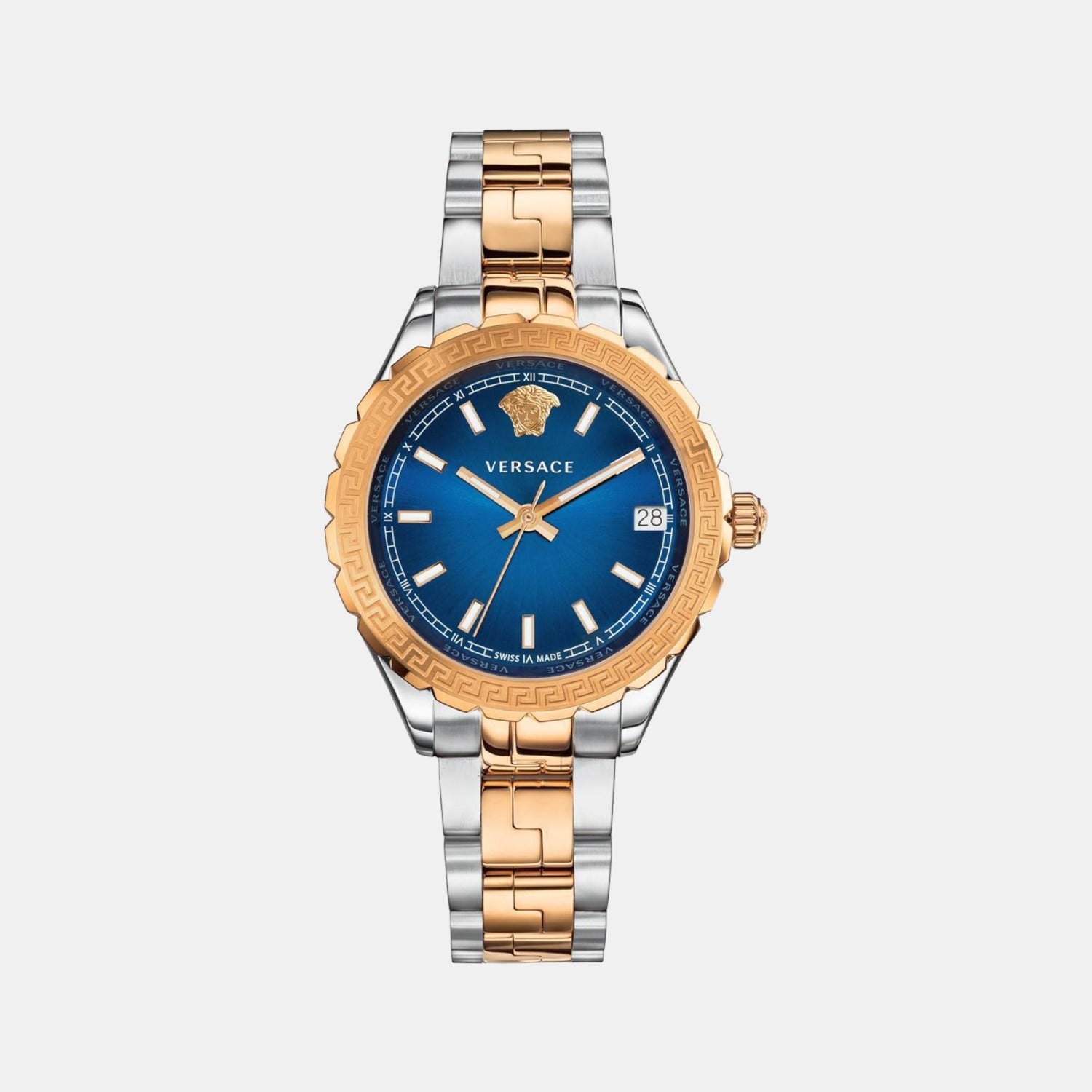 Versace Female Blue Analog Stainless Steel Watch Versace Just