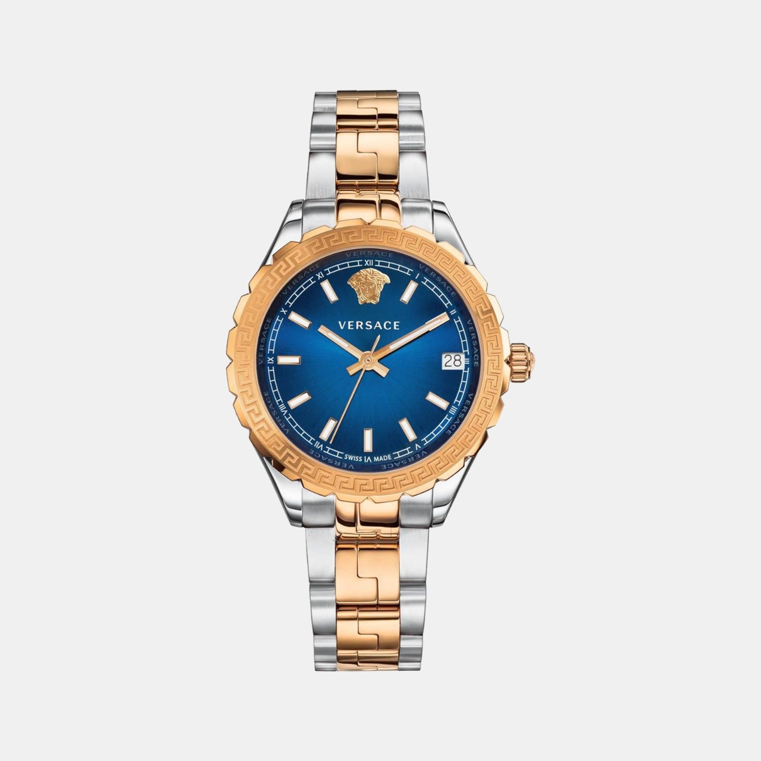 Versace Round Blue Analog watch