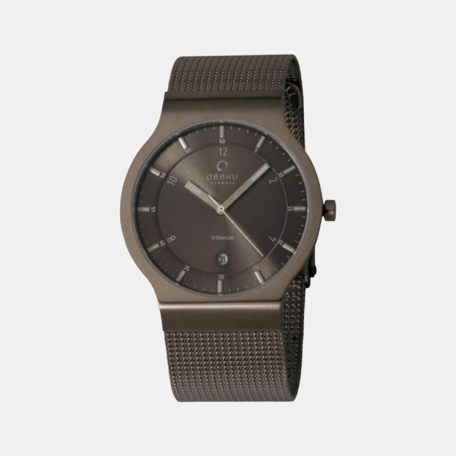 Obaku Round Black Analog watch