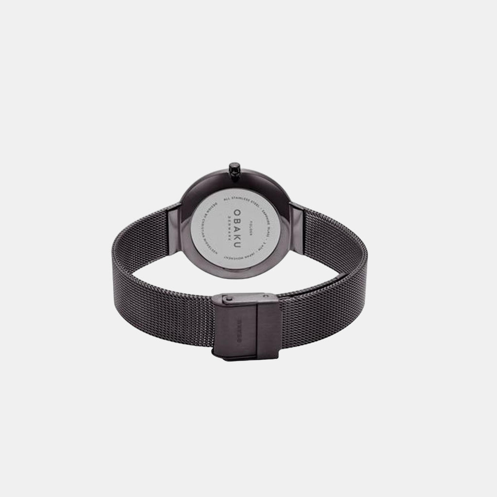 Obaku Men Round Black watch