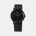 Obaku Round Black Analog watch