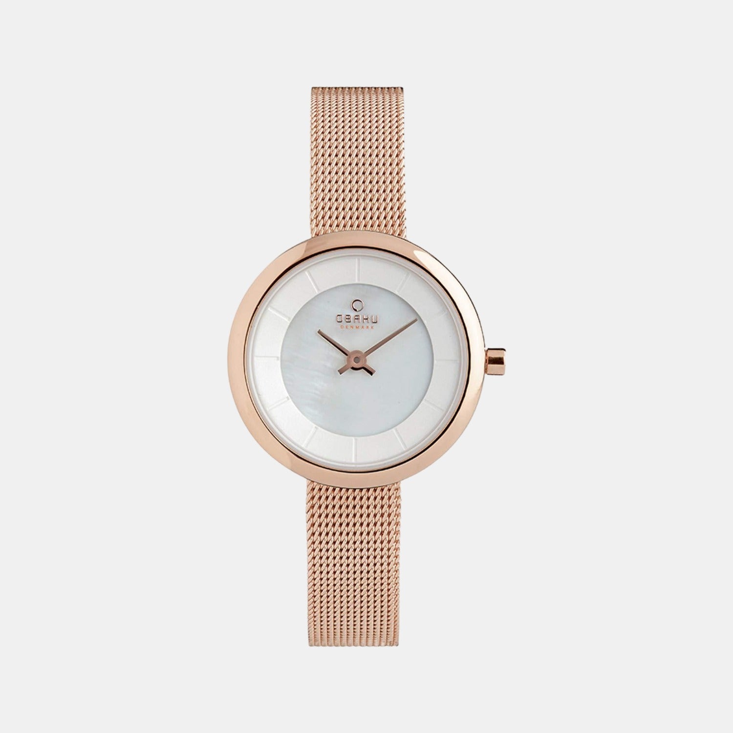 Obaku Round White Analog watch