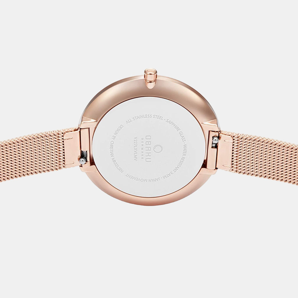 Obaku Stainless Steel Round watch