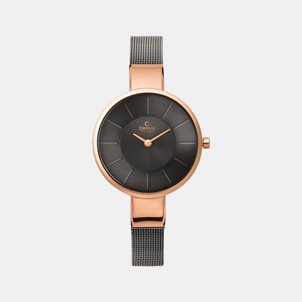 Obaku Round Grey Analog watch