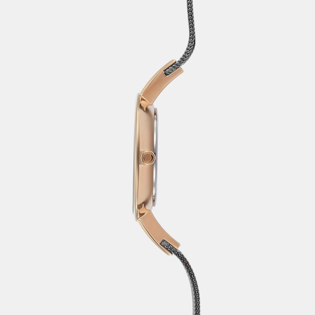 Obaku Women Round Grey watch