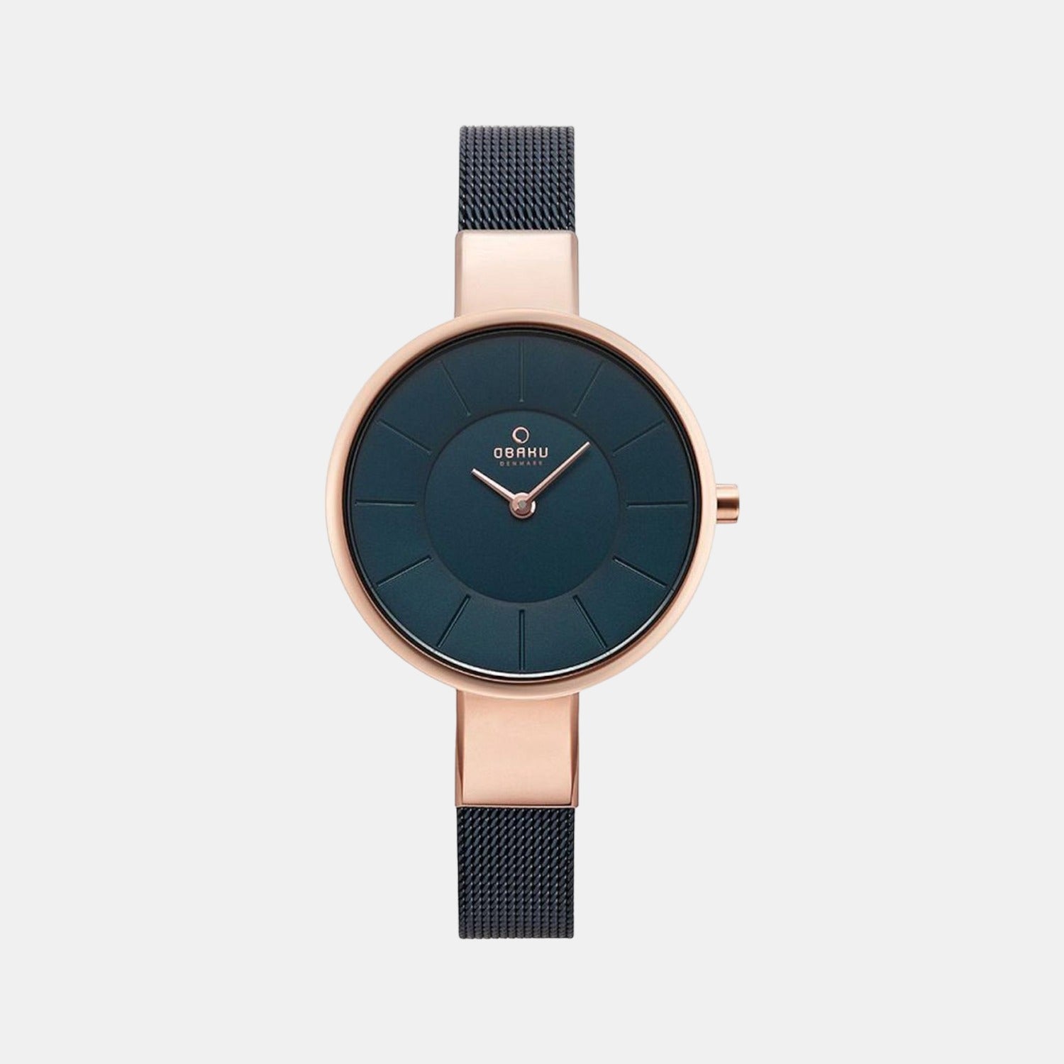 Obaku Round Blue Analog watch