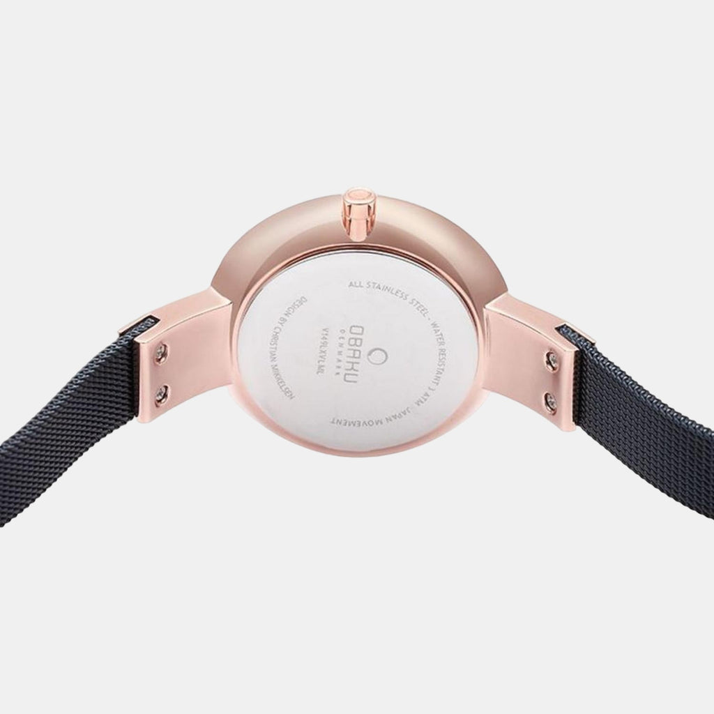 Obaku Stainless Steel Round watch