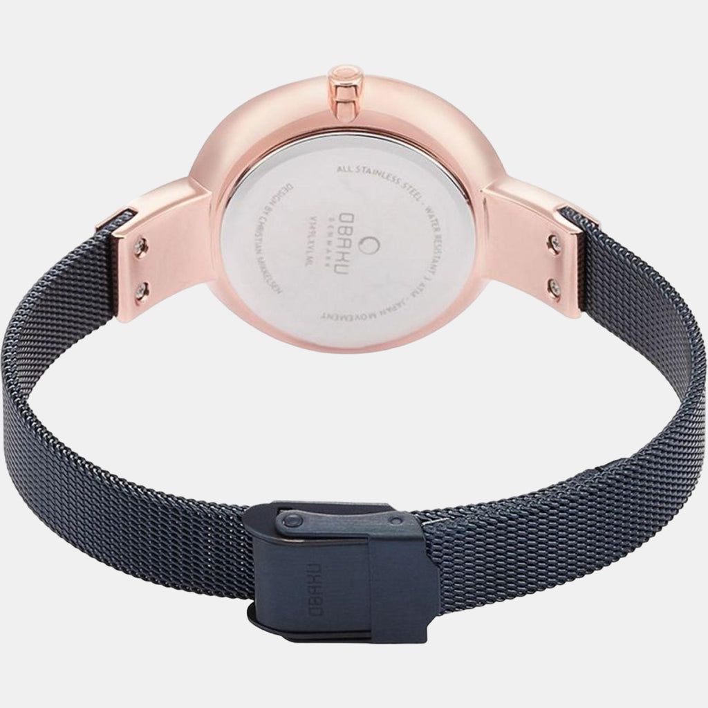 Obaku Stainless Steel Blue watch