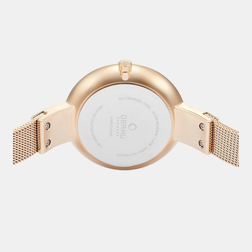 Obaku Women Round Blue watch