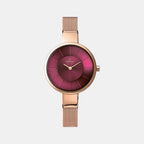 Obaku Round Purple Analog watch