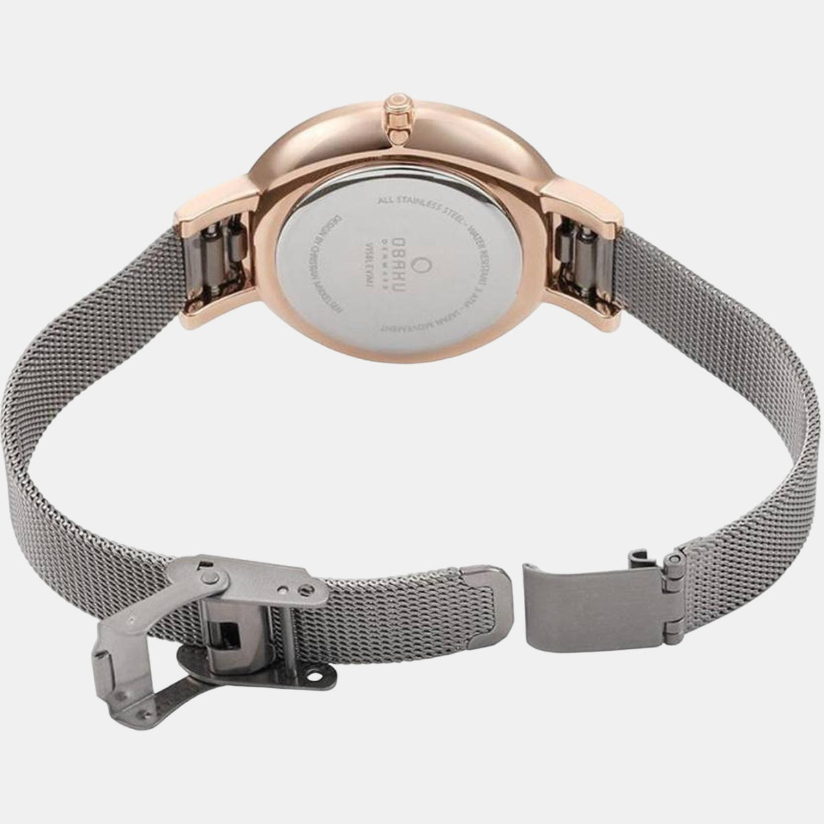 Obaku Women Round Grey watch
