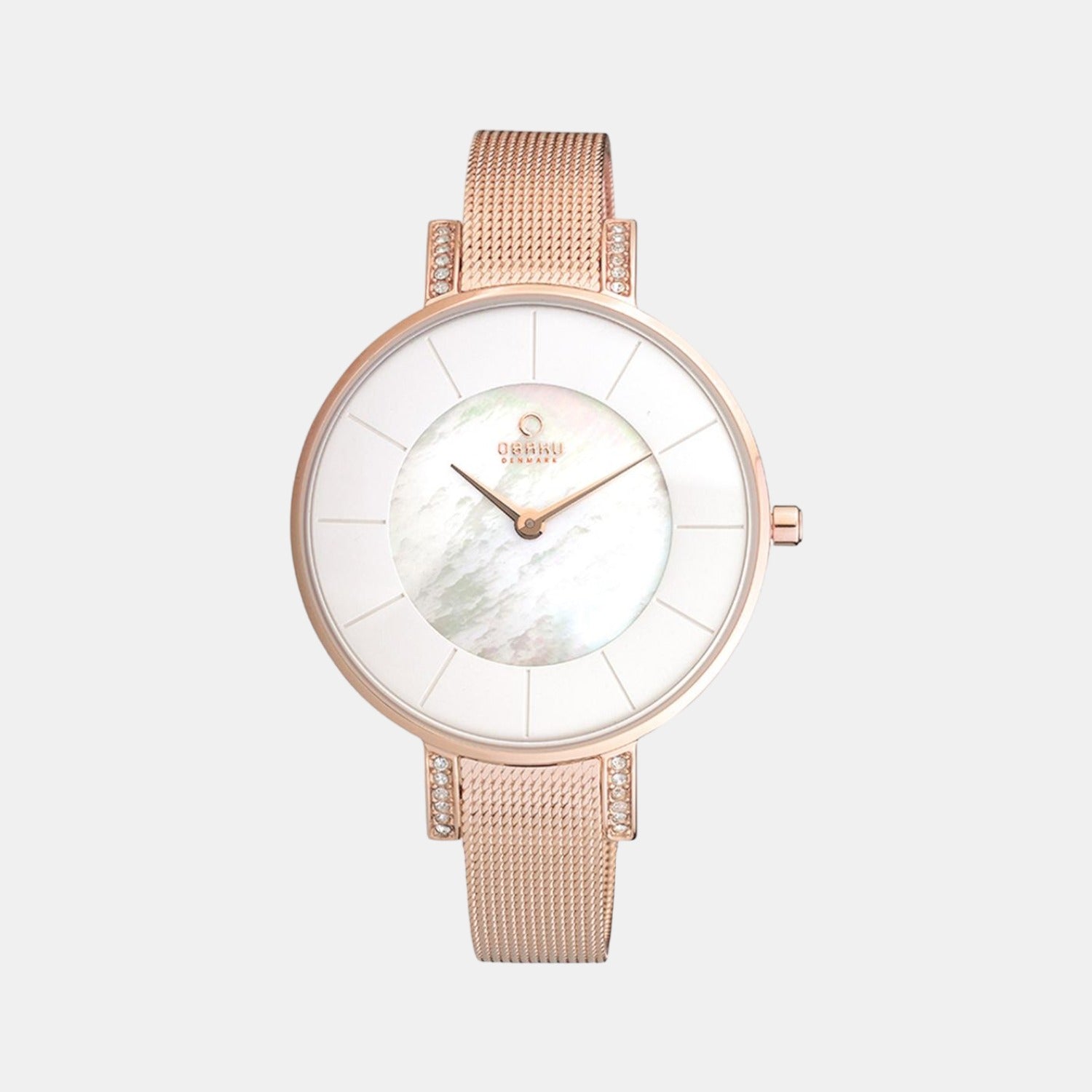 Obaku Round Rose Gold Analog watch