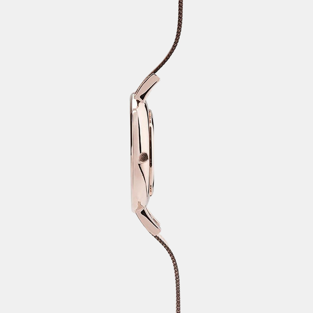 Obaku Women Round Rose Gold watch