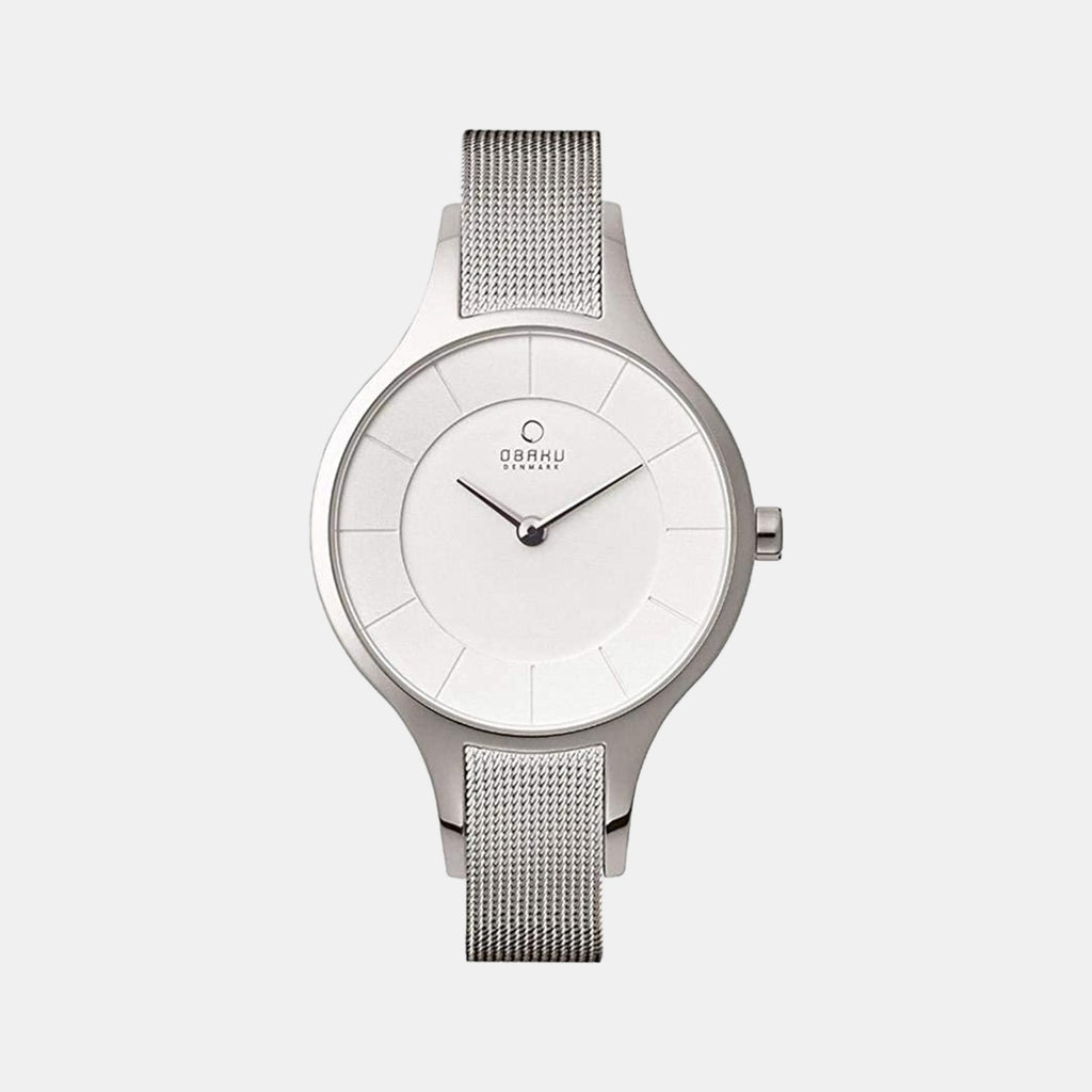 Obaku Round White Analog watch