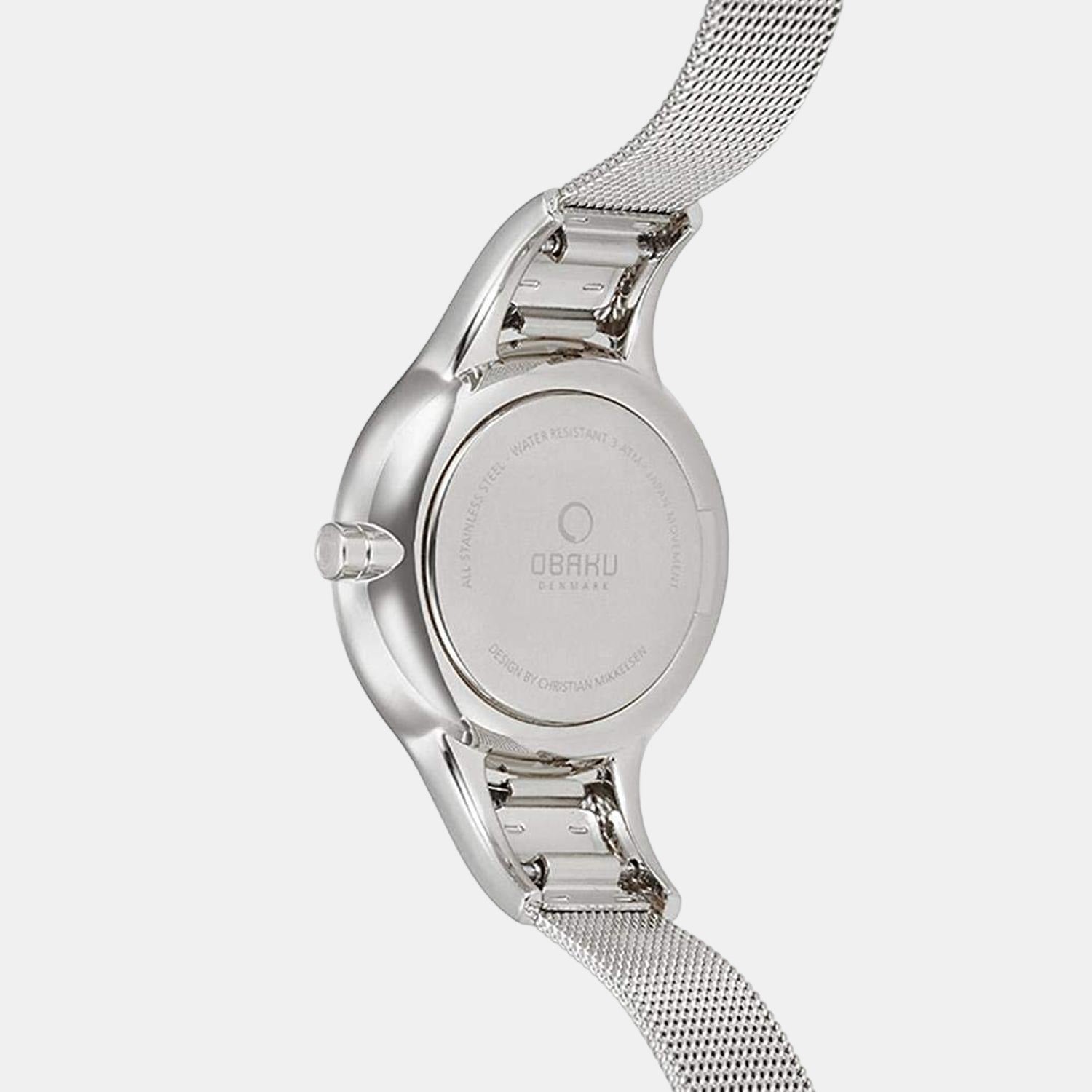 Obaku Women Round White watch